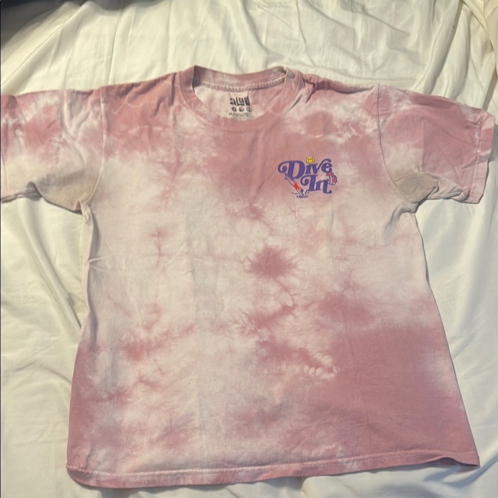 Mens Tie-Dye T-Shirt - purple